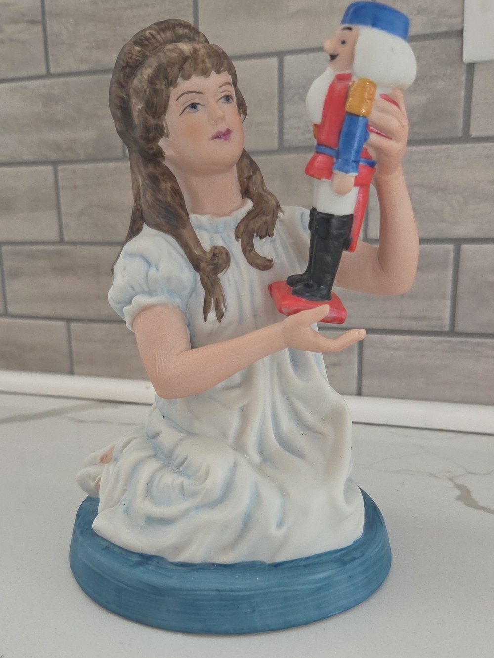 Vintage 1979 Clara And Nutcracker Ceramic Collectable Figurine